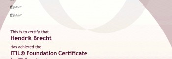 ITIL® Foundation Certificate in IT Service Management