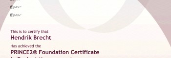 PRINCE2® Foundation Certificate in Project Management