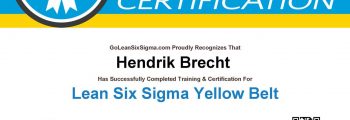 Lean Six Sigma – Yellow Belt (LSSYB)